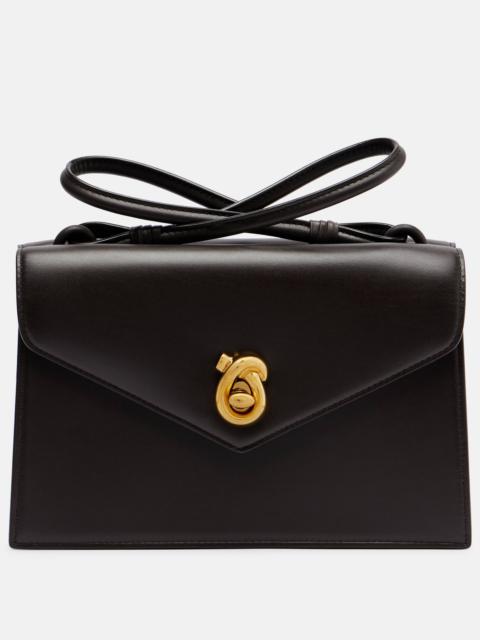 Knot Lock Small leather crossbody bag