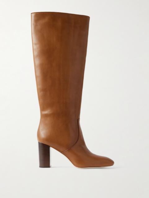 Goldy Leather Knee Boots
