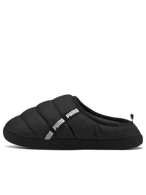 PUMA Scuff Slippers 'Black White' 384945-01