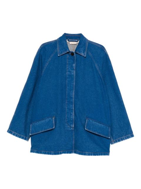 flap-pocket denim jacket