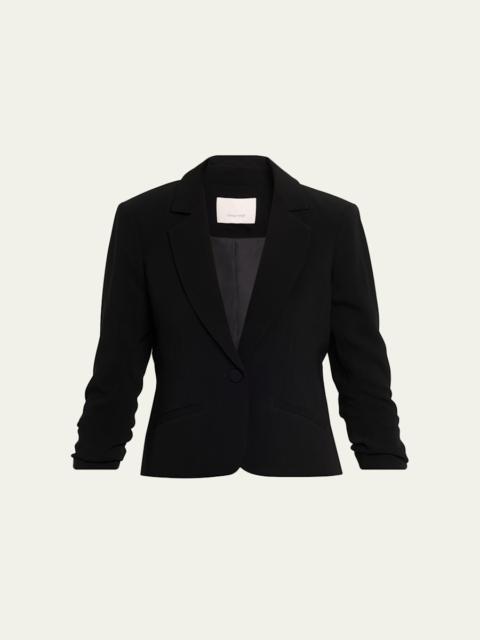 Khloe Petite Cropped 3/4-Sleeve Blazer