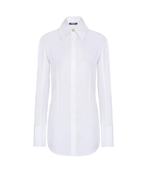 Cotton poplin shirt