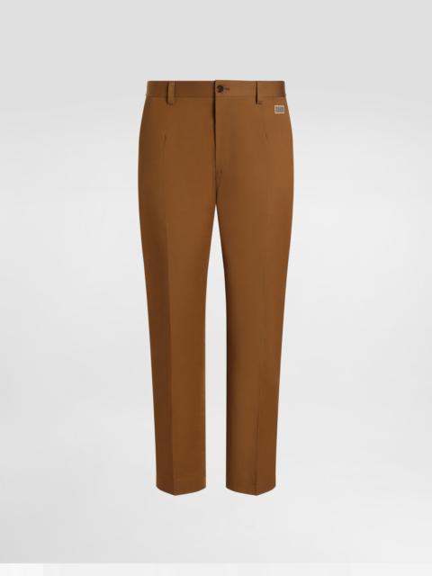 Tailored cotton pants