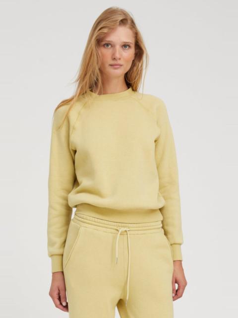 PISTACHIO SHRUNKEN RAGLAN SWEATSHIRT