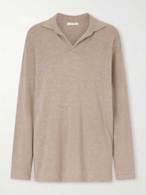 Niosa Cotton And Linen-blend Polo Shirt