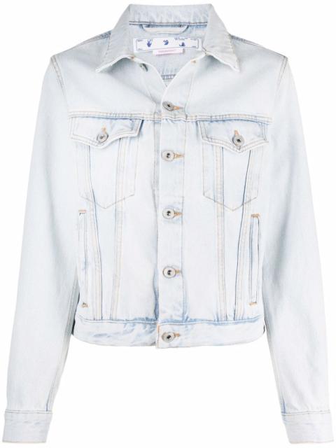 light-wash denim jacket