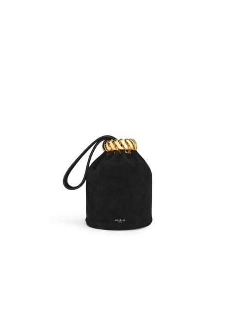 MOTION BRACELET BAG IN SUEDE