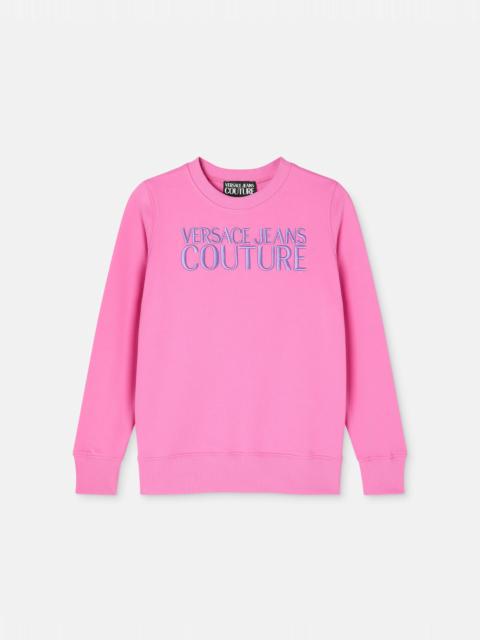 Embroidered Cotton-Jersey Sweatshirt