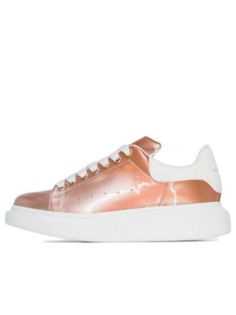 (WMNS) Alexander McQueen Oversized Sneakers 'Metallic Pink' 676703W4T511602