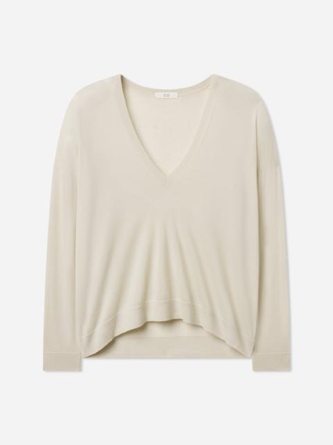 V-Neck Sweater in Fine Cashmere
