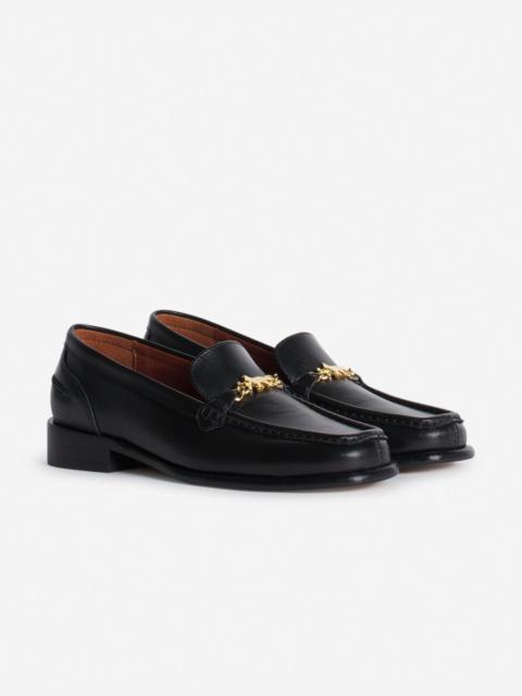 PROFILE FOX LEATHER LOAFERS