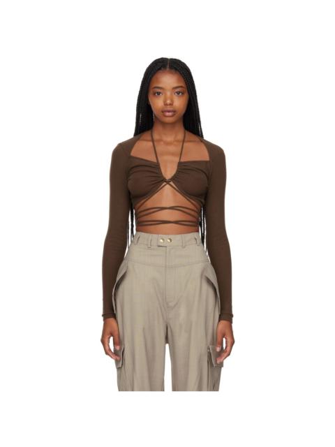 Brown Sein Long Sleeve T-Shirt