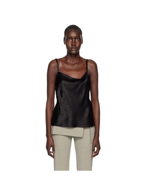 Black Cowl Neck Camisole