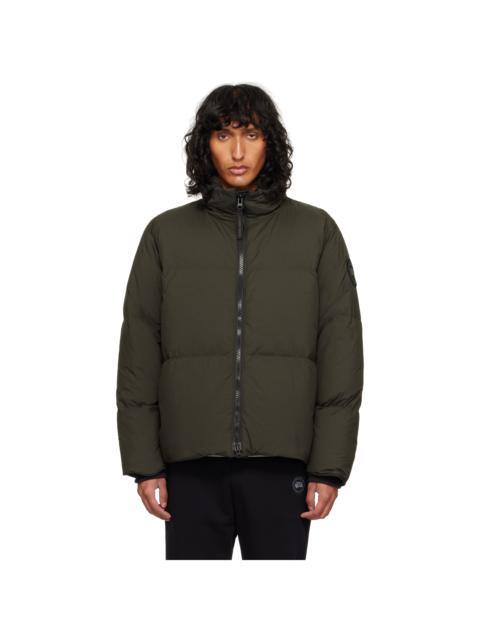 Gray 'Black Label' Lawrence Puffer Down Jacket