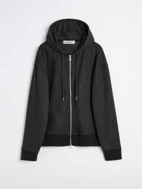 Rascal Hood Charcoal Elastic Melton