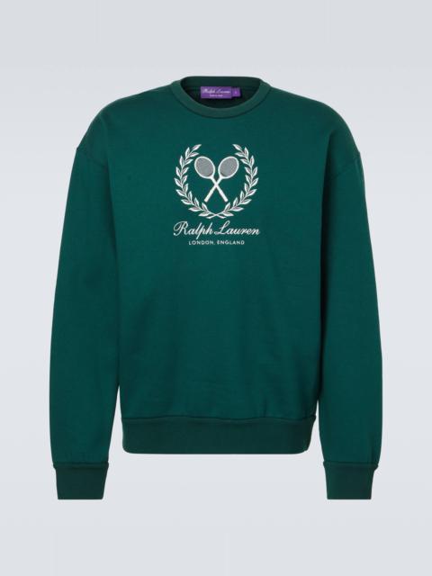 Logo cotton and cashmere sweatshirt