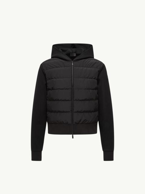 Padded Cotton Zip-Up Hoodie