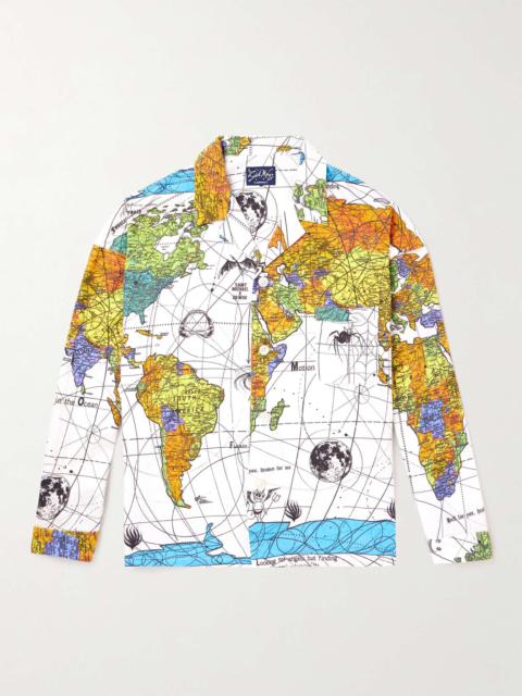 + Dr. Woo Printed Cotton and Silk-Blend Shirt