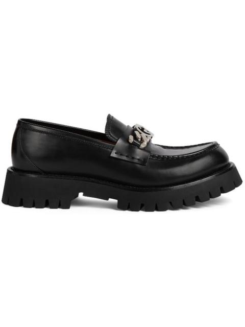 Gucci Interlocking G Chain Loafer Black