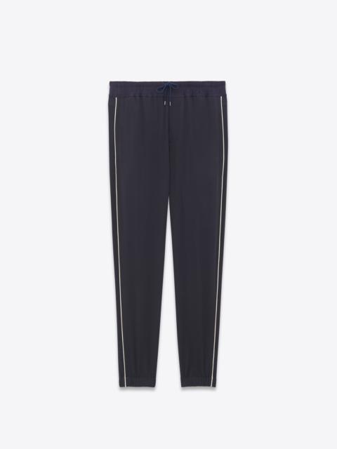 sweatpants in crepe satin