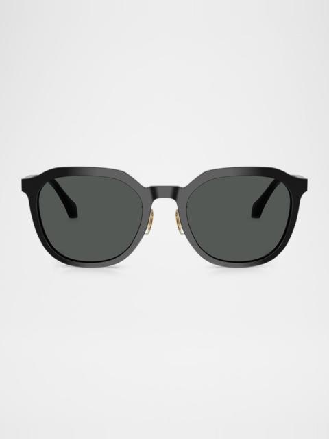Men's VE4493D Round Sunglasses