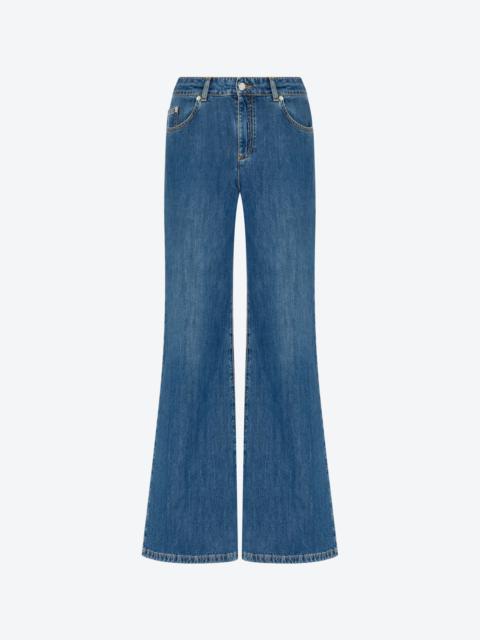 BLUE RING DENIM TROUSERS