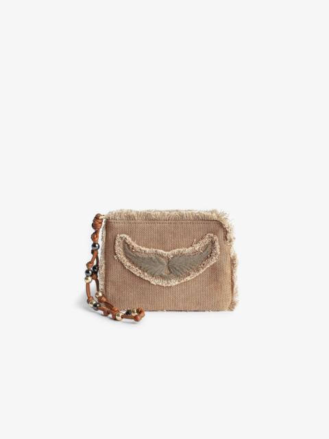 Mini Uma Wings Patch Canvas Clutch