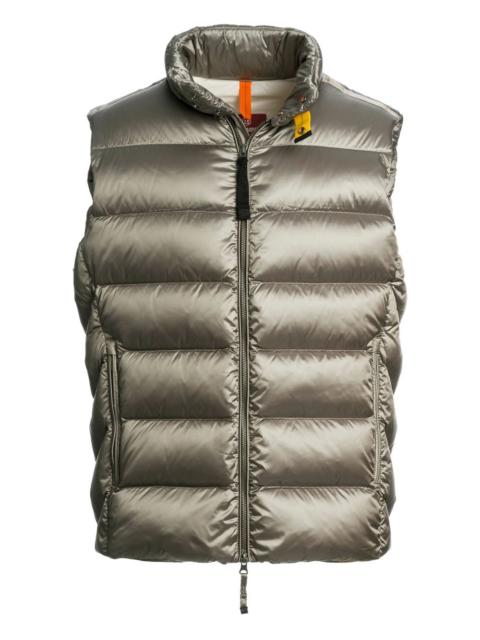 quilted down gilet