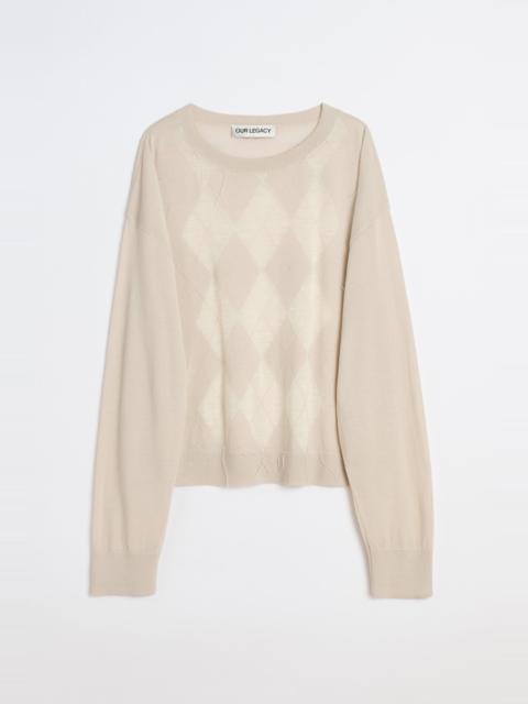 Sonar Roundneck Blossom Argyle Fine Wool