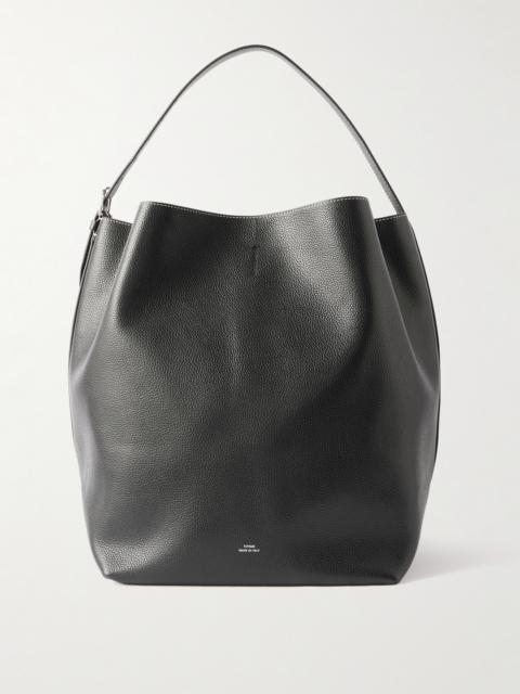 Textured-leather Tote