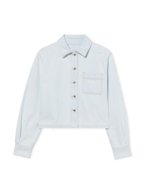 Diag Long Sleeve Denim Shirt