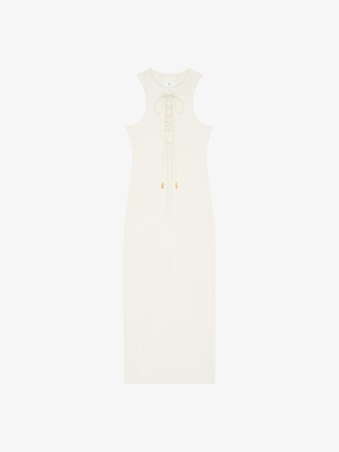 TANK DRESS IN COTTON WITH LACES