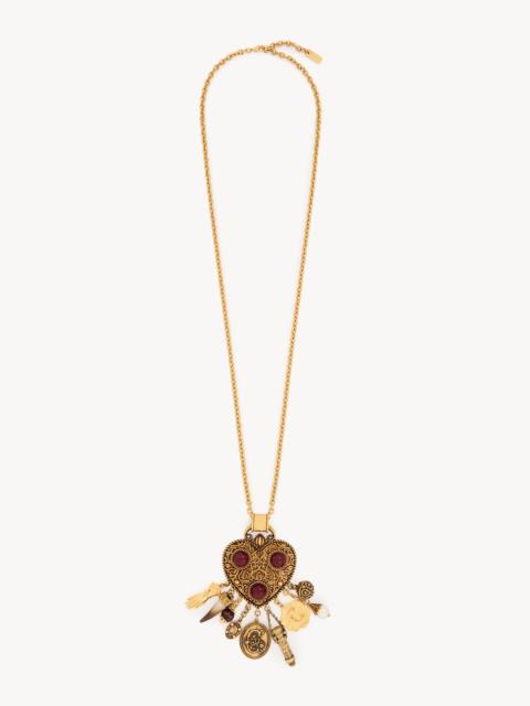 THE CHLOÉ HEARTFULL PENDANT NECKLACE