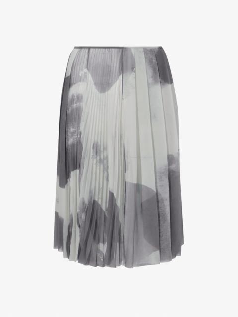 Judy Skirt in Printed Nylon Jersey