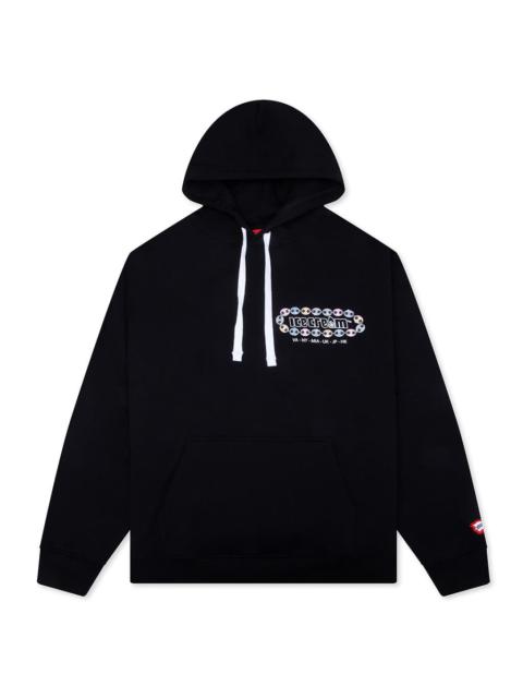 CHAIN HOODIE - BLACK