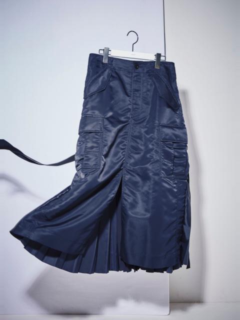Nylon Twill Skirt