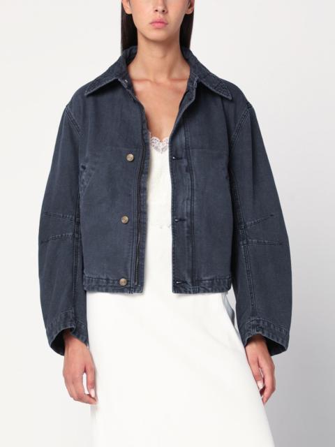 Ink blue denim jacket