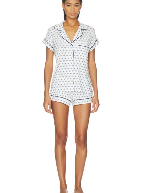 Gisele Printed Shortie Pj Set