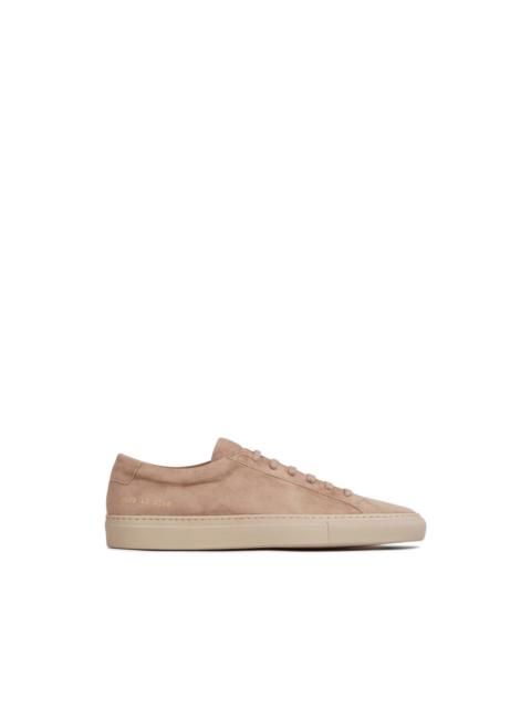 lace-up suede sneakers