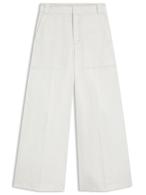 RELAXED-FIT TROUSERS IN COTTON CANVAS