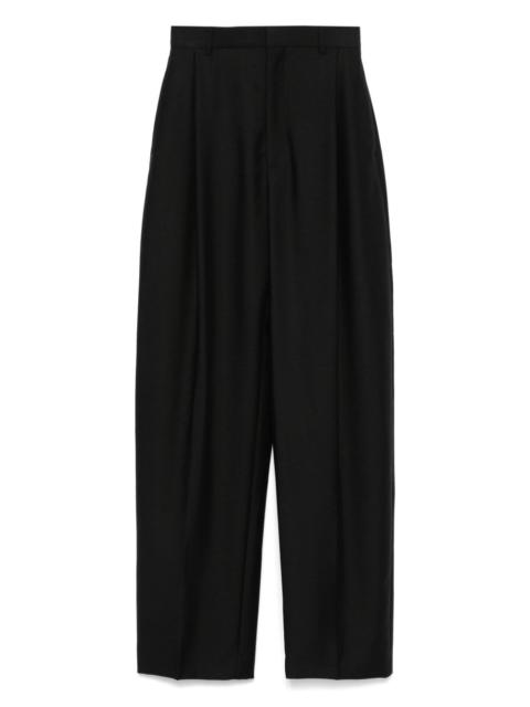 pleat-detail trousers