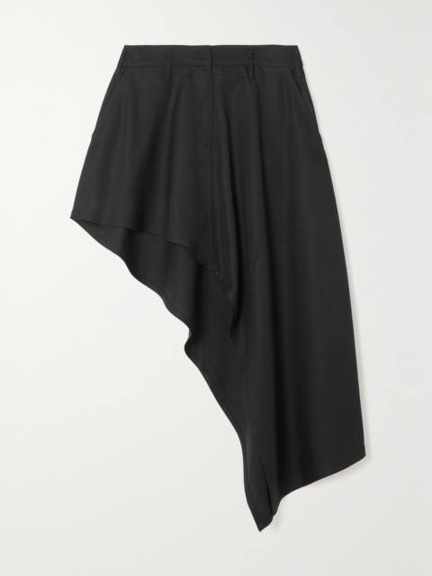 Asymmetric Woven Skirt