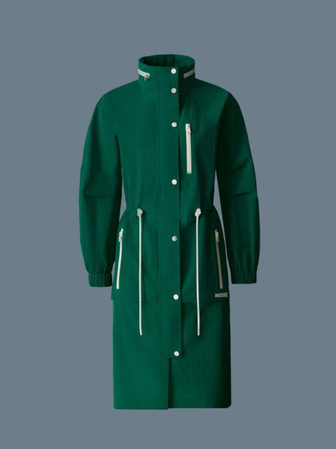 MAKAYLA Knee-Length Lightweight Rain Jacket
