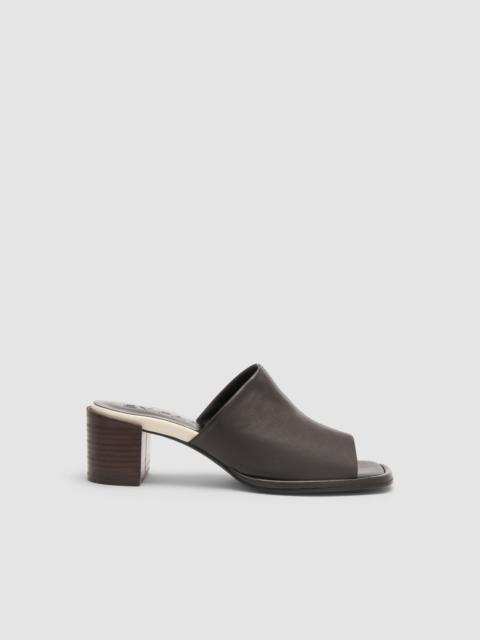 Francisco Ristretto and Limewash Leather Mule