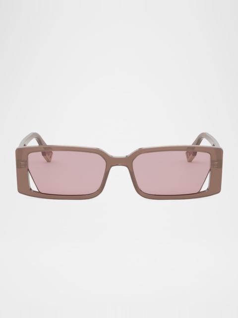 Fendi Way Rectangle Sunglasses