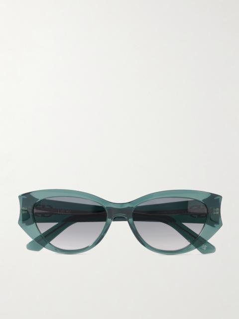 Diorglow B1i Cat-eye Acetate Sunglasses