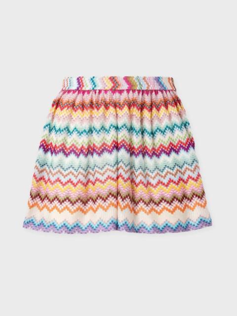 Shorts Viscose Lamé Multicolor