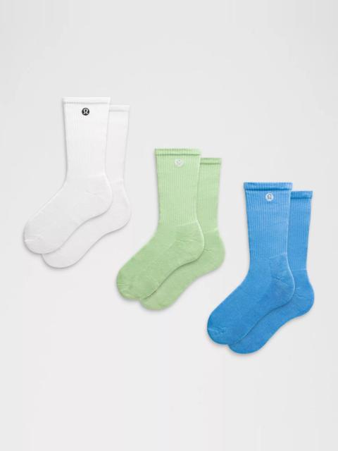 Unisex Daily Essential Crew Socks *3 Pack