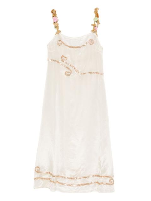 Lido strappy embellished dress