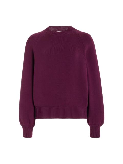 Exclusive Cotton Sweater burgundy